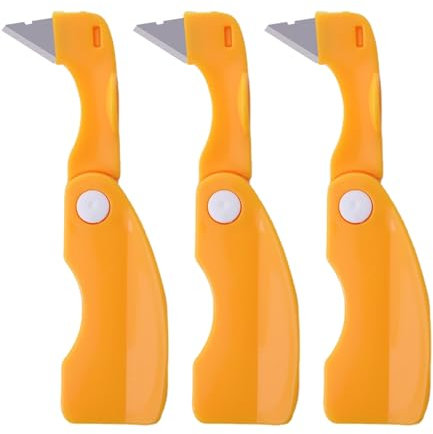 Set di 3 utensili per sbucciare arance, sbucciatori facili per arance, comodo pelapatate sicuro e pieghevole per sbucciare senza sforzo, per arance, agrumi, limoni, mango e banane - C