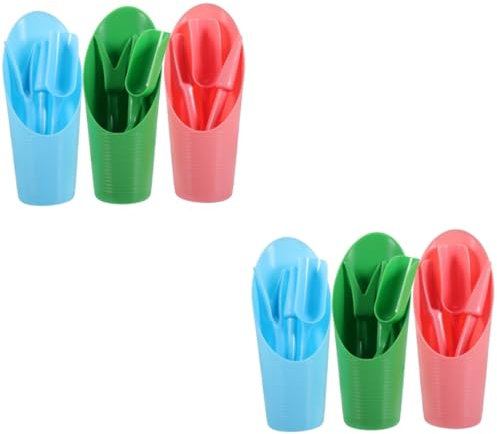 BESPORTBLE 2 Sätze Gartengeräte licht Leve blumrntopf Gardening blummentopf Wohnung Rechen Gartenschere Grabkelle Teich kochlöffel Werkzeug Pflanzschaufel Garten-Umpflanz-Erdschaufel Plastik