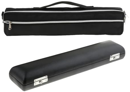 Flöjtväska 17 hål flöjt hårt fodral och handväska väska bärbar flöjt fodral instrument delar