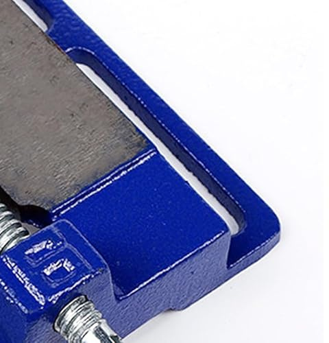 RASTKY Tornillo de Banco, Máquina de Abrazadera de Acero Robusta, Herramienta de Banco, para Perforación/Joyería, Material de Acero, 1 Pieza (BLUE)