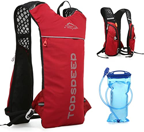 Lixada Mochila de Hidratación para Senderismo Mochilas Hidratación Mochila de Correr Transpirable para Al Aire Libre Ciclismo Camping Senderismo Alpinismo