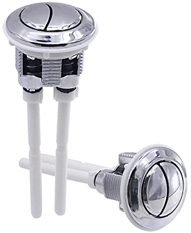 Standard 38 mm Dual Flush Toilet Push Button 2 Pcs DBOO Toilet Water Tank Push Botton Robs High Pressure Pumping Accessories Cistern Replacement Repair Part