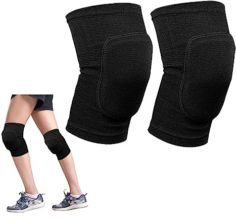 XWCHASA Rodilleras Protectoras, Rodilleras Antideslizantes, Rodilleras de Voleibol Para Bailarines, Rodilleras Suaves y Transpirables para Hombres, Mujeres, Niños, Rodillas Protectoras (Medium)