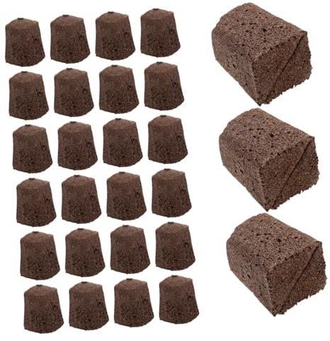 OFFSCH 30piezas Bloques De Plántulas para Hidropónico Sustratos De Turba De Suministros para Jardinería Hidropónica Reemplazo De Tierra para Plantas Crecimiento Rápido De Raíces