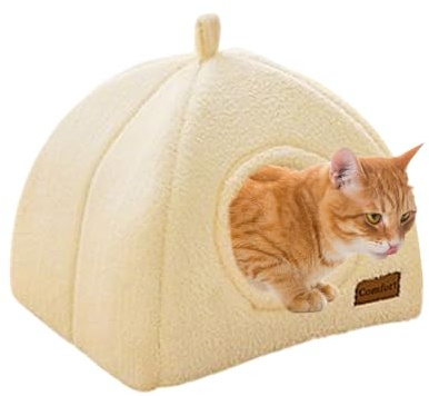 Casa Cama para Gatos | Cueva Cúpula Caliente Invernal,Aislado para Gatitos Confortable En Invierno para Mascotas Pequeñas Medianas Grandes