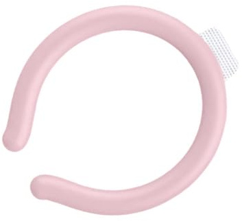 aqxreight Tube de Refroidissement du Cou, Anneaux de Glace Portables Réutilisables d'été pour les Sports de Plein Air par Temps Chaud (Rose)