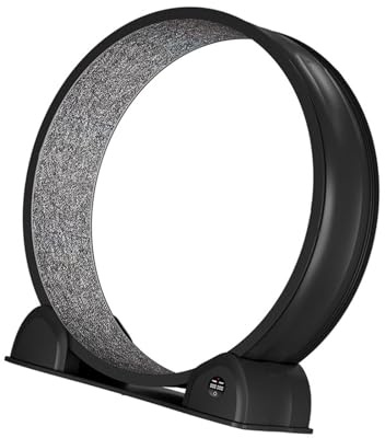 Gramigg MultiFunctional Cats Exercise Wheel Board Comfort Bed for Big Cats Quiet Treadmill for Indoor Boredom Pet Quiet Running Wheel for Pet