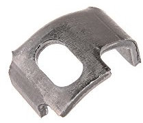 Anschlagwinkel (Rohteil) - Lenkanschlag am Rahmenkopf - Lenkschloß mit Sperrdorn ø 14 mm - S50, S51, S70