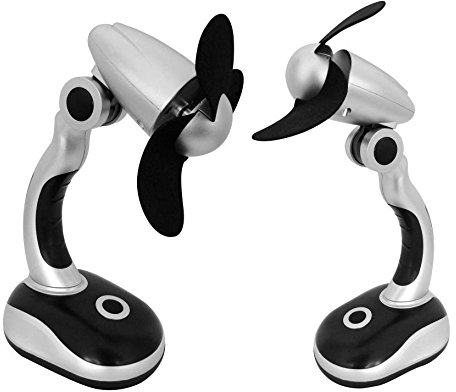 2 X Mini Ventilatore da tavolo | Ventilatore a mano | Ventilatore | Ufficio ventilatore