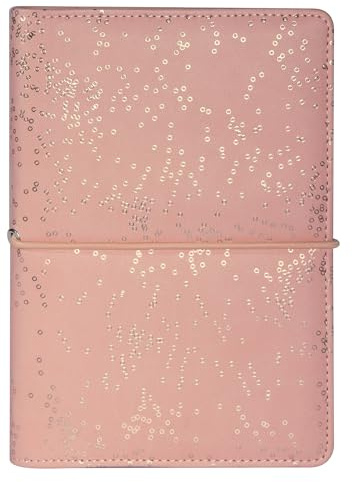 Exacompta - 74627E - Organiseur Exatime 17 light Méline - 14 x 19 cm - Semainier Septembre 2025 à décembre 2026 - 16 mois - Coloris rose