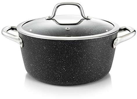 Tescoma Kasserolle PRESIDENT Stone mit Deckel ø 24 cm, 4.5 l