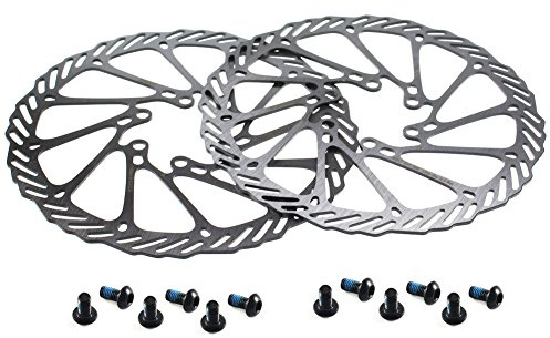 CYSKY 160mm Fahrrad Bremsscheibe 2 Stück Scheibenbremse Fahrrad mit 12 Schrauben für die meisten Fahrrad Rennrad Mountainbike BMX MTB
