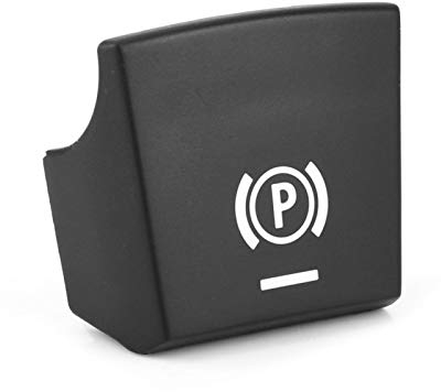 Parking Brake Switch Button Cover ?Car Hand Brake Parking Decoration Cover Sticker Compatible with 5 Series, 6 Series X3/X4 F10 F11 F18 F06 F12 F13 F25 F26 2009-2013?OEM 61312822518