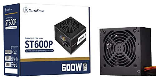SilverStone ST600P, 80 PLUS 230V EU 600W ATX power supply, SST-ST600P