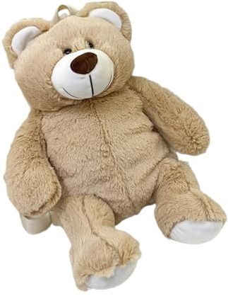 Dickly Sac à Dos en Forme d'ours en Peluche pour Enfants, Filles, Adolescents et Adultes, Kaki
