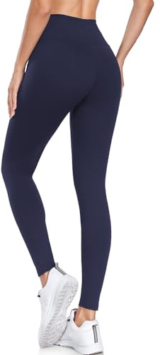 Gtievruo Leggins Deportivos Mujer Leggings Cintura Alta Opacos Pantalones de Yoga Mallas Deporte Leggings Mujer para Running Fitness Pilates