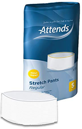 Attends Stretch Pants Regular, Größe S, Fixierhose für Inkontinenzvorlagen, 15 St