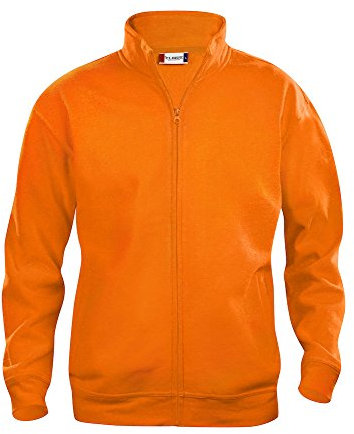 Clique Basic Cardigan Herren, Sichtbarkeit Orange, Large