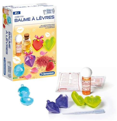 Science & Jeu - Crée Baume à Lèvres - Coffret Cosmétique Fraise - 8 Ans+