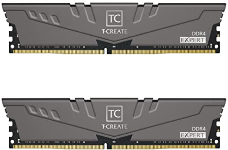 TEAMGROUP T-Create Expert Overclocking 10L DDR4 32GB Kit (2 x 16GB) 3200MHz (PC4 25600) CL16 Desktop RAM Speichermodul - TTCED432G3200HC16FDC01