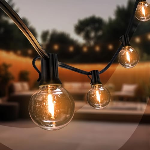 Ledvion LED-slinga, 8,5 m, 10 x E12 LED, vattentät IP44, 3W, 2700K, utomhusgirlang