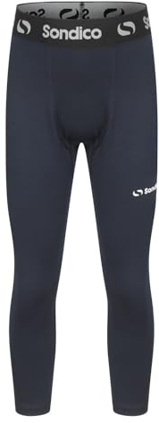 Sondico Boys Core Three Quarter Tights Junior Navy 11-12 Years