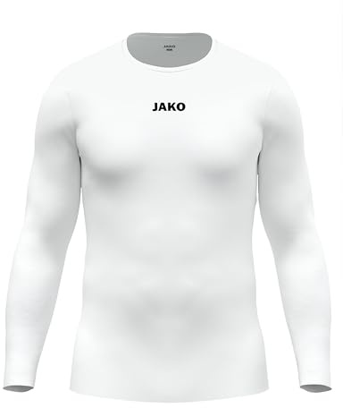 JAKO Unisex Longsleeve-Shirt Function, weiß, S