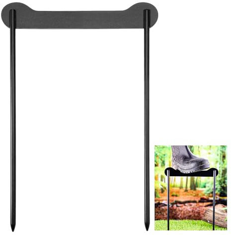 Shimeyao Metal Boot Scraper Outdoor 17 x 11 Inch Heavy Duty Shoe Scrubber Brush Cleaner for Mud, Dirt, and Snow Weather Outdoor Shoe Cleaning Tool