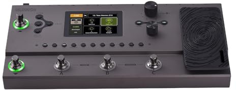 Walmeck Efectos de la Guitarra Procesor Groove Station Función Midi IR Loader OTG Streaming Live Streaming Pedal de Efectos Múltiples (Enchufe de la UE)