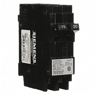 Siemens Q1520 15/20 Amp Tandem Single-Pole Type QT Circuit Breaker