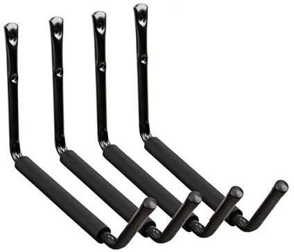 Heavy Duty Garage Storage Hooks, Wall Mounted Utility Hanger (4 Pack)