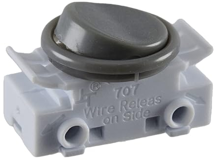 Interrupteur encastrable 2 A 250 V Convient pour luminaires, lampes de cuisine, appliques murales, camping-cars