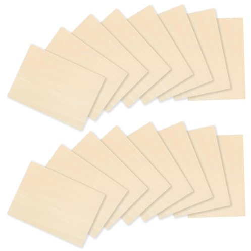 Tutamaz Lindplywood, 3 mm, A3 plywoodskiva, 420 x 297 x 3 mm, plywood, lindplywood, träskiva, snitt efter pysselträ, för modelltillverkning, målning, laserbearbetning, hantverk (16)