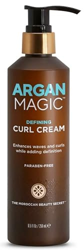 Argan Magic definieren von locken-creme - verstärkt wellen und locken während definition hinzufügen | bedingungen, entwirrt und reduziert frizz | paraben free (8,5 ounce / 250 milliliter)