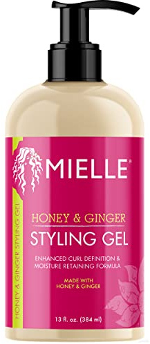 Mielle Organics Gel coiffant miel et gingembre 13 oz, blanc, 384 ml (lot de 1)