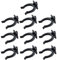 Clips de Fijación para Zócalos de Cocina,Clips de Tabla de Patadas,Ganchos para Zócalo de Cocina,Clips de zócalo de cocina,Para sofás,Mesas,Camas,Muebles de TV,Armarios y otros muebles,10 piezas