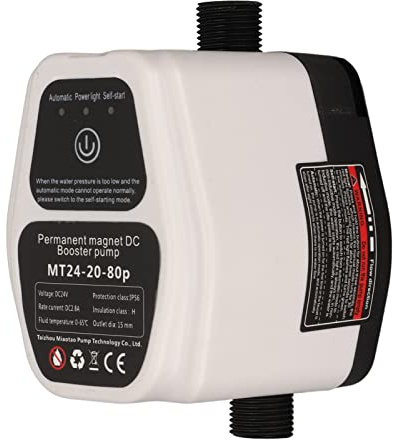 Garden Hose Pressure Booster, 100‑240V US Plug Garden Hose Booster Pump Shower Water Pressure Booster Automatic Water Pressure Shower Boosting Recirculating Wall Mounted DC Pump