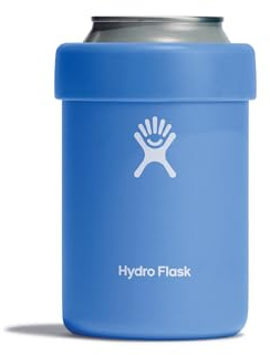 Hydro Flask 12 Oz Cooler for Cans - Can Cooler for Beer or Coffee - Insulated in Cascade Blue