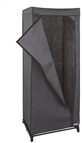 Jocca Faltbarer Kleiderschrank aus Vliesstoff TNT | 60x50x150 cm | Großes Fassungsvermögen | Staub- & Feuchtigkeitsschutz | Stabil, leicht & tragbar | Ideal für Schlafzimmer & Abstellraum