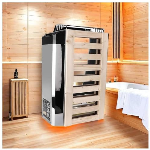 XOYTLR Sauna Stove 304 Stainless Steel Sauna Heater 110V-240V Internal Control Sauna Heating Stove Heater Sauna Room Equipment Wet and Dry Bath Sauna Heater Stove for Home Hotel Spa Steam Room