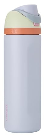 Owala FreeSip Insulated Stainless Steel Water Bottle with Straw for Sports, Travel, and School BPA-Free Sports Water Bottle, 24 oz, Beach House