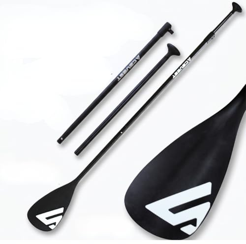 cavest Remo Paddle Surf Telescopico Ajustable, Remo De Paddle Surf Ligero Desmontable 3 Piezas.