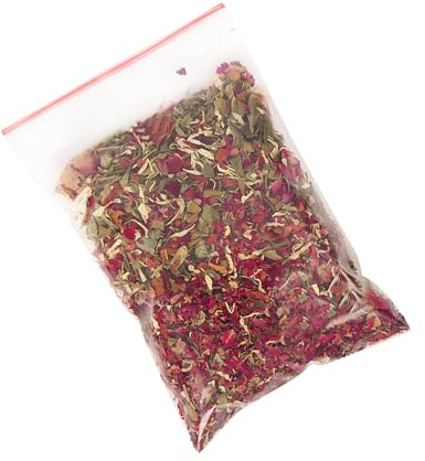 Blomblad för Bröllop - Blandade Torkade Blomblad till Bröllop - 100g Blomsterpyssel För Tillverkning Av Ljushållare Badkrafter Partyprylar Födelsedag Alla Hjärtans Dag Frieri