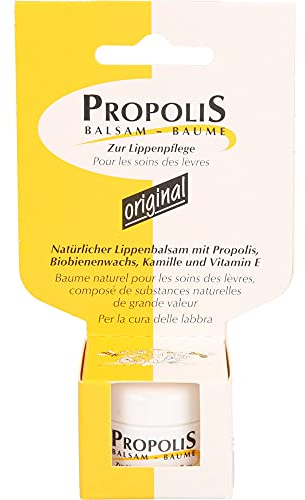 Propolis Salbe zur Hautpflege & Lippenpflege, Propolis Creme Lippenbalsam mit Bio-Bienenwachs
