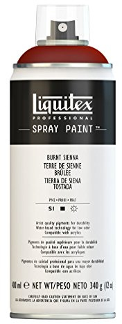 Liquitex 02445 Bombe de peinture aérosol 400 ml Terre de sienne brulée