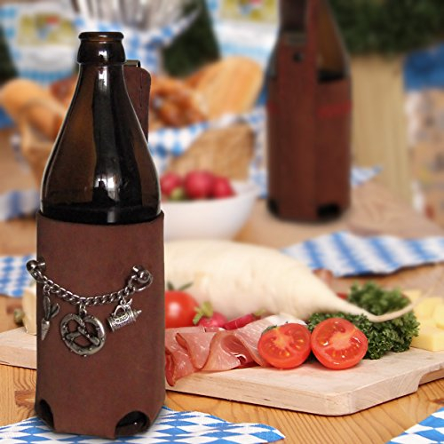 'Bread And Butter Charivari – The Original Beer Holster Made of Genuine Leather Beer Holster Holder