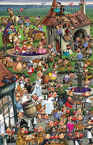 Piatnik Story of Wine 1000 Piece Jigsaw Puzzle (F. Ruyer)