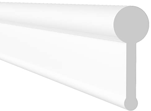 HNNHOME Soft Shower Screen Seal Strip for Folding Doors (1.2 Meter, White)