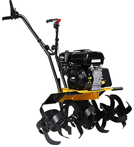 TEXAS Gartenfräse Motorhacke Bodenhacke Bodenfräse Rasenfräse Pflug Benzin mit Antrieb Lilli 534B B&S | 36-85 cm | 208 cm³ | 4200W | 5,7 PS | 33 cm Arbeitstiefe | 1 x Vorw. u. 1 x Rückw.