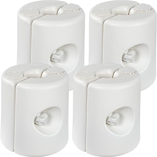 INSTENT Pavillonstandfüße 4er Set, mit Wasser/Sand befüllbar, weiß